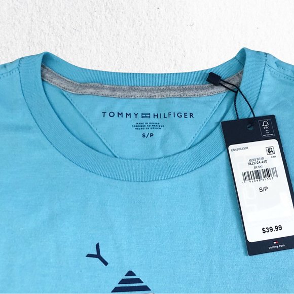 Tommy Hilfiger 78J3224 440 Tee T shirt NWT - Picture 6 of 9